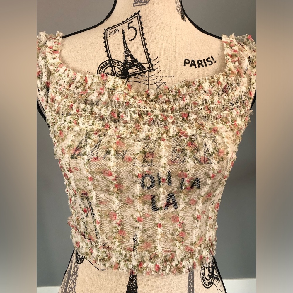 Free People Intimately Gimme Butterflies Crop